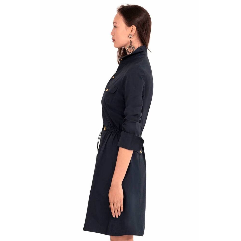 NEW GRETCHEN SCOTT the snappy classic dress in navy - Picture 3 of 4